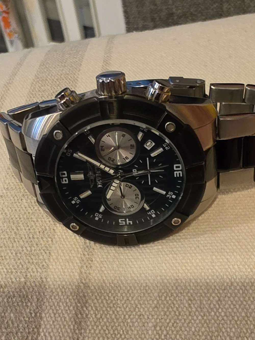 Invicta Silver Stainless Steel Specialty Collection Watch Caseback